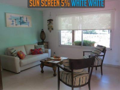 Cortina Roller Translucida Sun Screen White White en Villa General Belgrano 