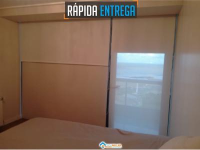 Cortinas Roller Dobles Black Out Blanco y Sun Screen White White y White Pearl en Buenos Aires 