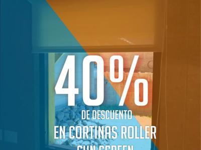 Cortina Roller SunScreen 5%  en Junin de los Andes Neuquen 