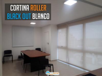 Cortina Roller Duo Sun Screen 6% Beige y Black Out Natural 