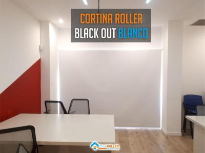 Cortina Roller Black Out Blanco para Remax en Rio Negro 
