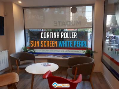 Cortina Roller Sun Screen 5% White Pearl para Remax en Rio Negro 
