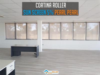 Cortina Roller Translucidas Sun Screen 5% Pearl Pearl
