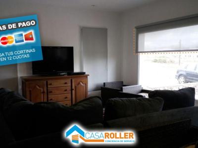 Cortinas Roller Black Out Gris y Sun Screen 5% 