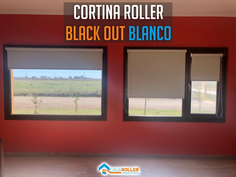 Cortina Roller BlackOut Blanco en Buenos Aires 